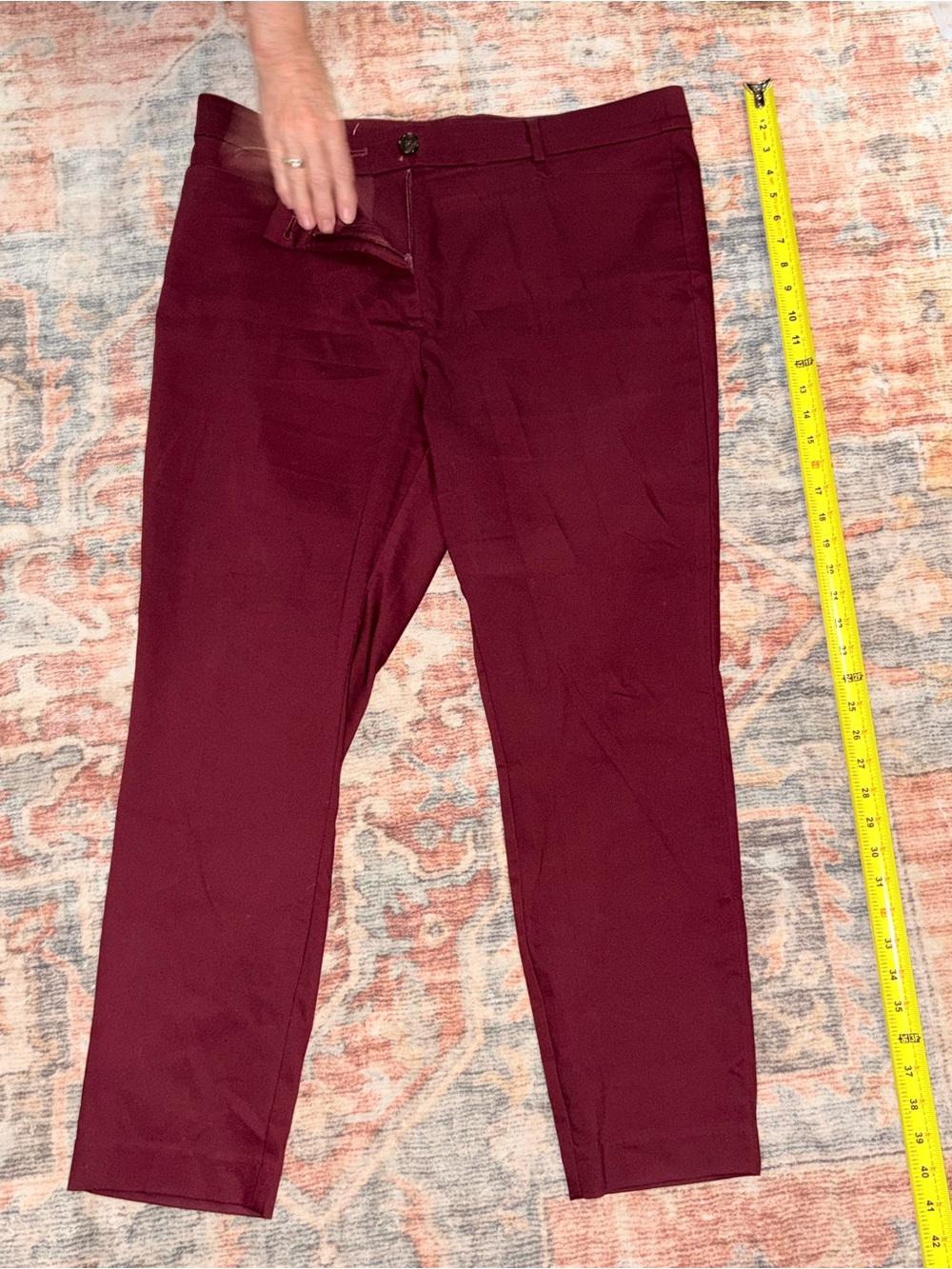 LOFT Women’s  Burgundy Chinos